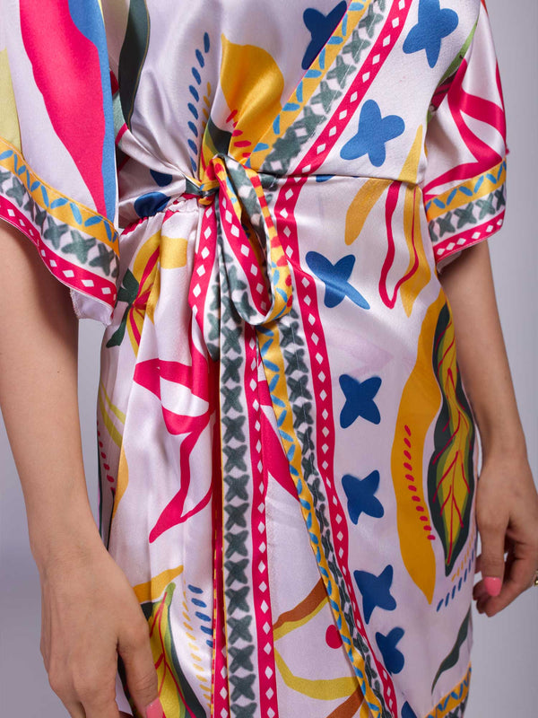 Florence Printed Wrap Dress