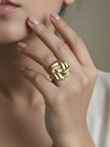 Square Swirl Ring