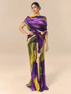Wisteria Printed Drape Skirt Set
