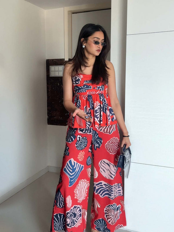 Nautica Printed Co-ord Set (Set of 2)
