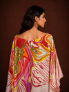 Amara Printed Kaftan Dress