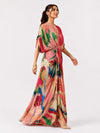 Primrose Draped Maxi Dress