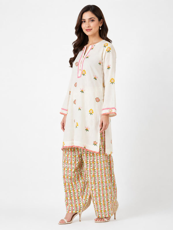 Noor Printed Kurta Set (Set of 2)