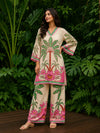 Palm Printed Kurta Set (Set of 2)