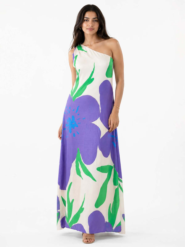 Aster Printed Kaftan Dress