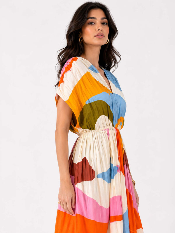 The Play Printed V-neck Dress