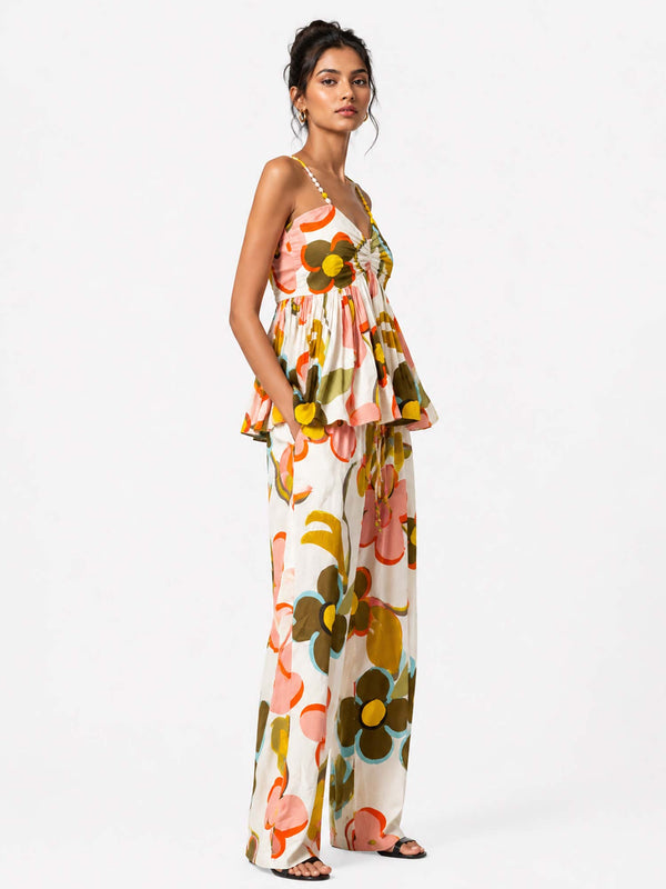Bloom Printed Co-ord Set (Set of 2)