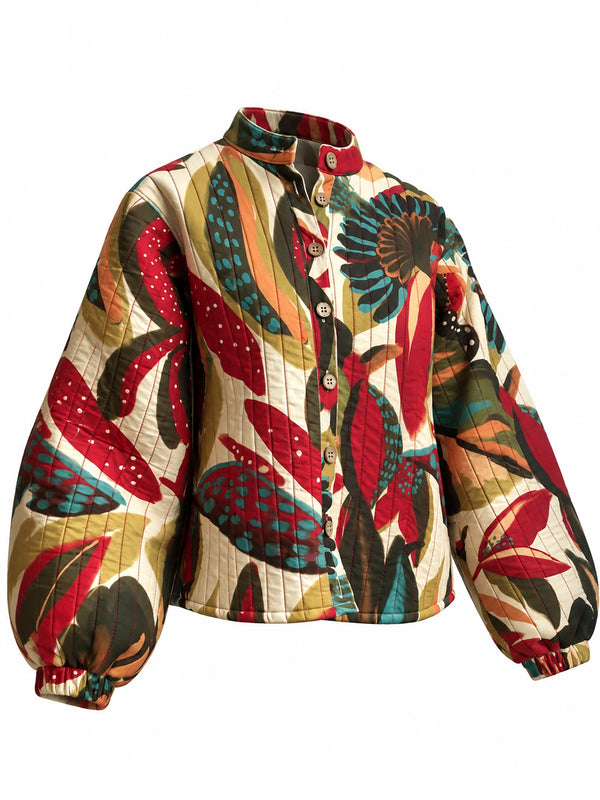 Farm Quilted Floral Jacket