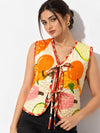 Tangerine Reversible Quilted Jacket