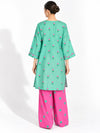 Mint Printed Salwar Set (Set of 2)