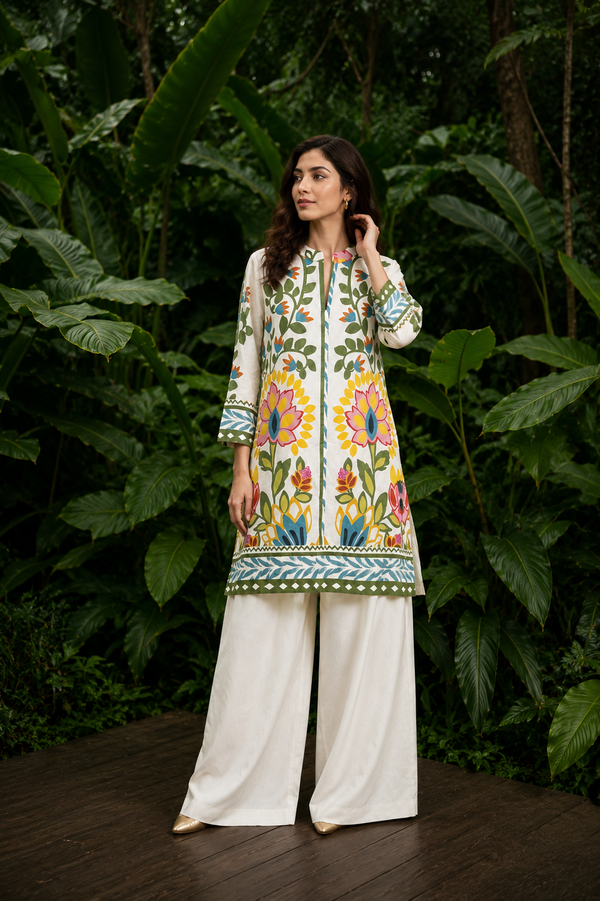 Vine Printed Kurta