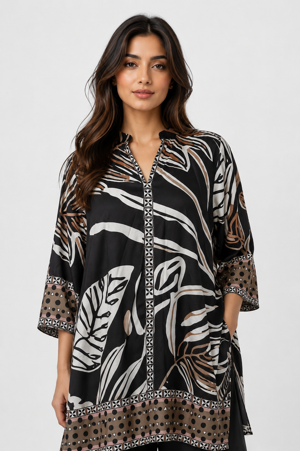 Ebony Printed Kurta