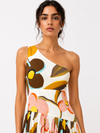 Bloom One Shoulder Maxi Dress