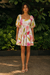 Evara Printed Mini Dress