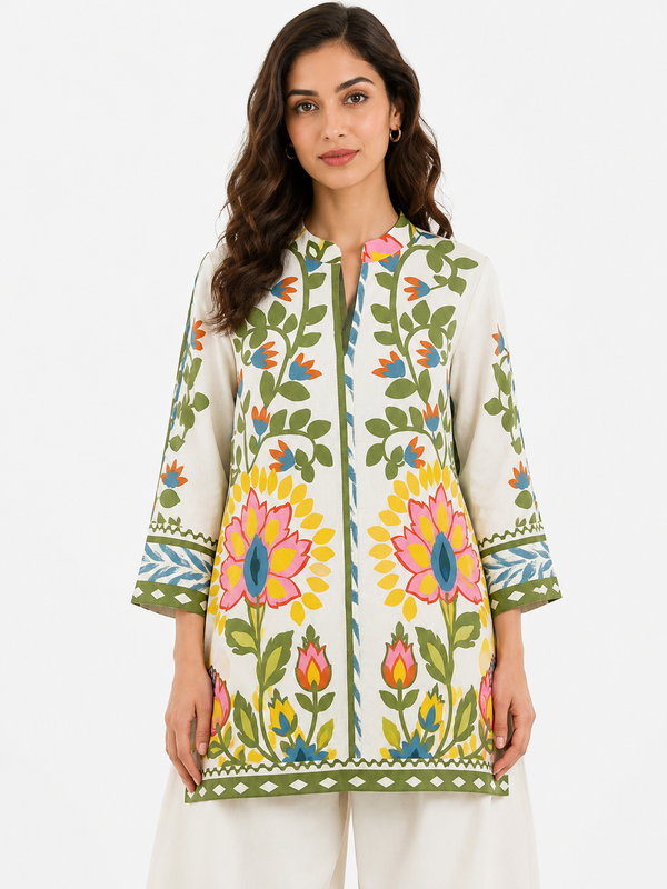 Vine Printed Kurta