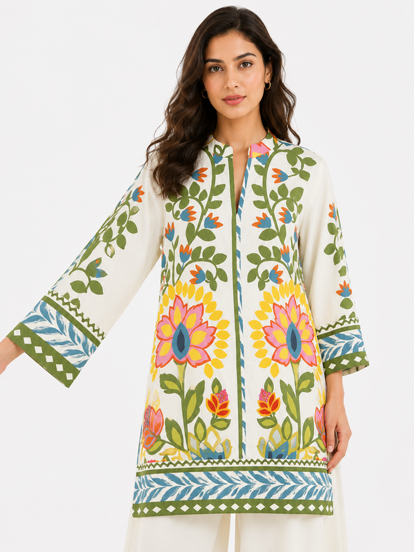 Vine Printed Kurta