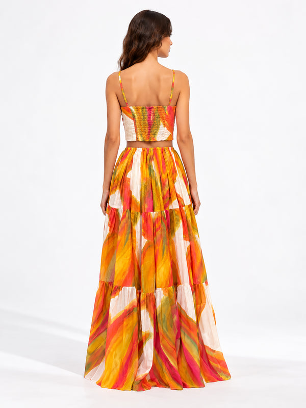 Sunny Printed Maxi Dress