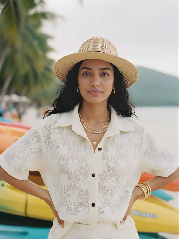 Palm Crochet Co-ord Set (Set of 2)