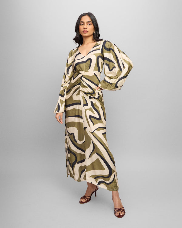 Echo Printed Maxi Dress
