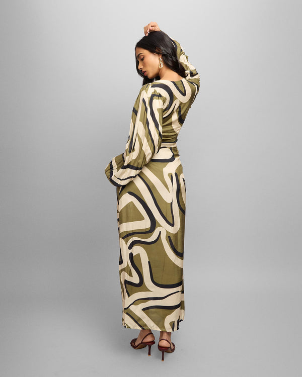 Echo Printed Maxi Dress