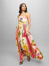 Spring Printed Maxi Dress