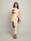 Fawn Printed Wrap Dress