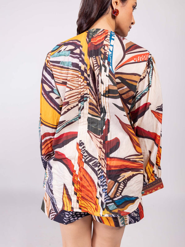 Cinnamon Printed Top