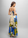 Cobalt Printed Maxi Dress