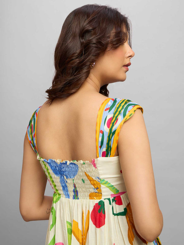Eden Printed Maxi Dress