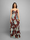 Willow Printed Ruffled Maxi Dress