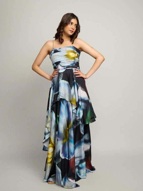 Dusk Printed Maxi Dress