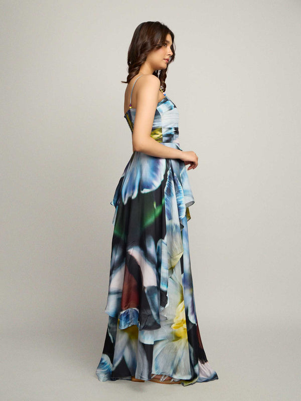 Dusk Printed Maxi Dress