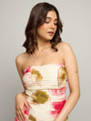 Rose Printed Maxi Dress