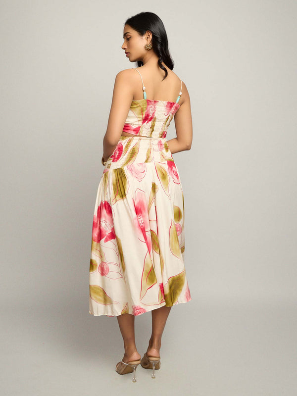 Rose Printed Co-ord Set (Set of 2)