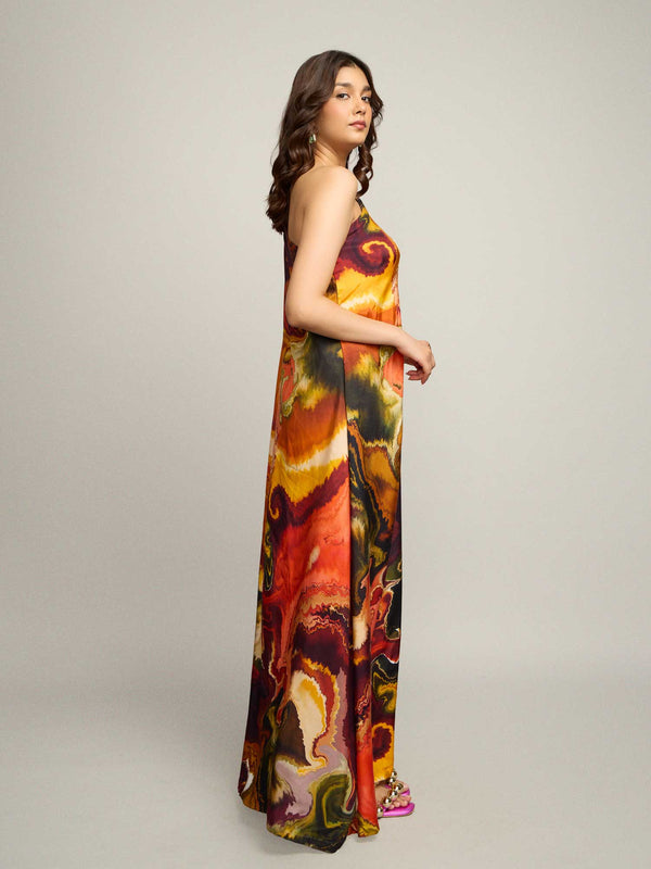 Valley Printed Kaftan Dress