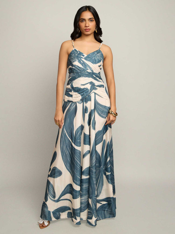 Nivora Printed Maxi Dress