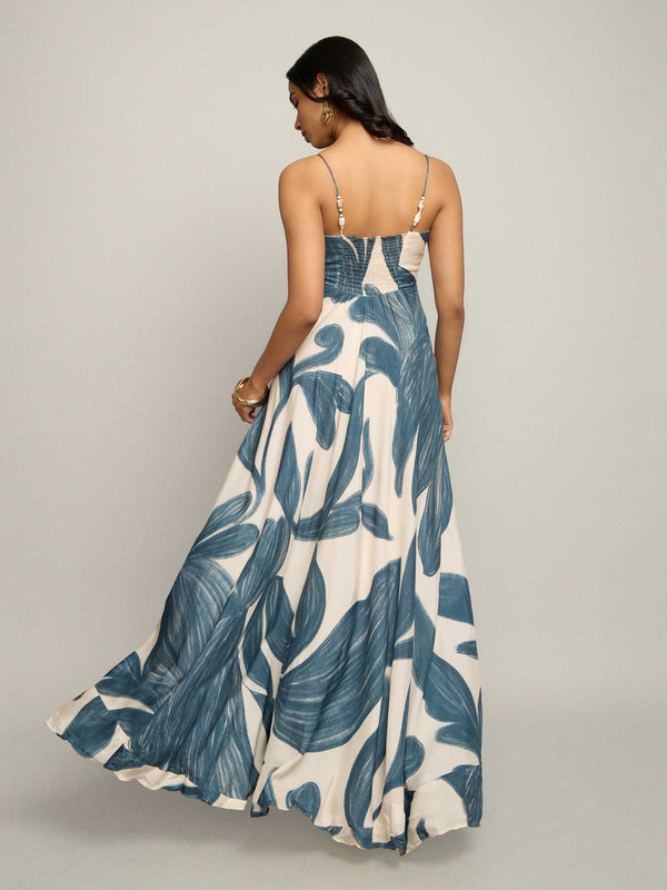 Nivora Printed Maxi Dress