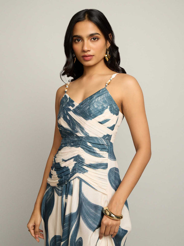 Nivora Printed Maxi Dress