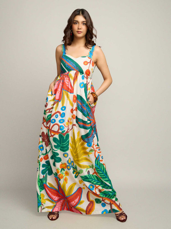 Amazon Printed Maxi Dress