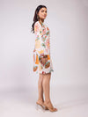 Gardenia Printed Mini Dress