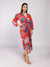 Nautica Printed Wrap Dress