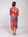 Nautica Printed Wrap Dress