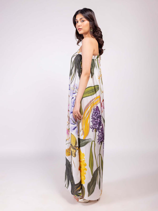 Juniper Printed One Shoulder Maxi Dress