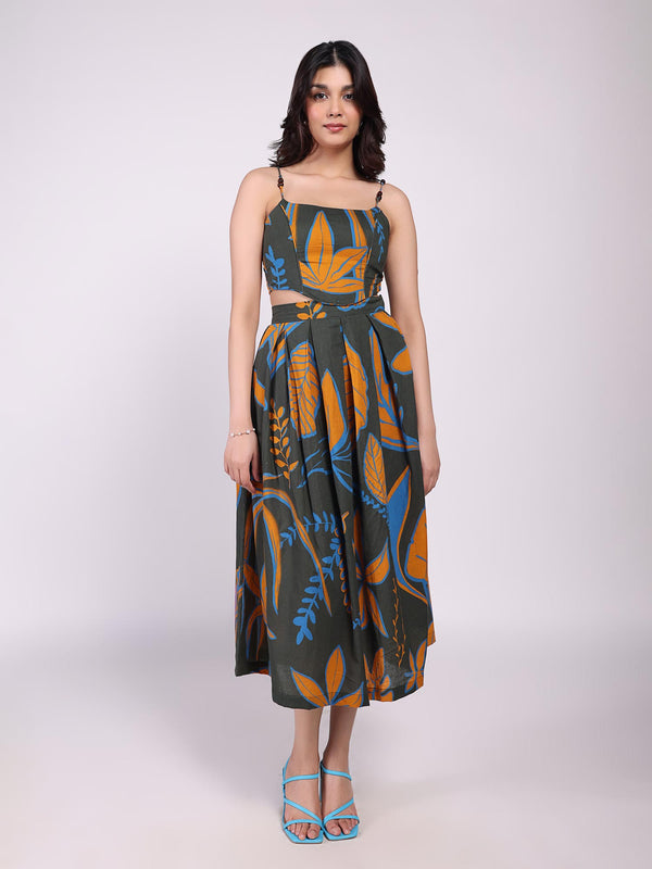 Rio Printed Corset Top