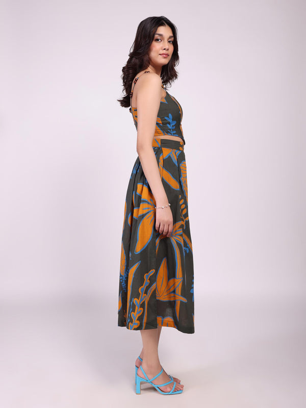 Rio Printed Corset Top