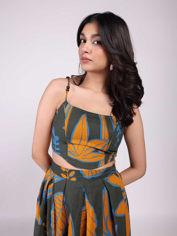 Rio Printed Corset Top