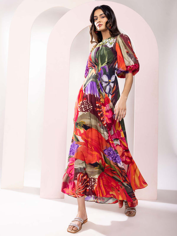 Botanica Printed Maxi Dress