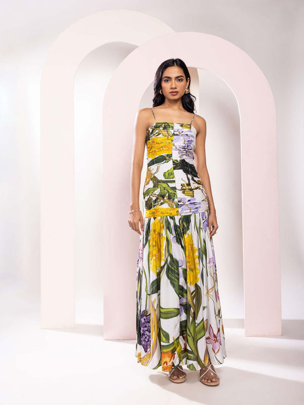 Juniper Printed Pleated Dress