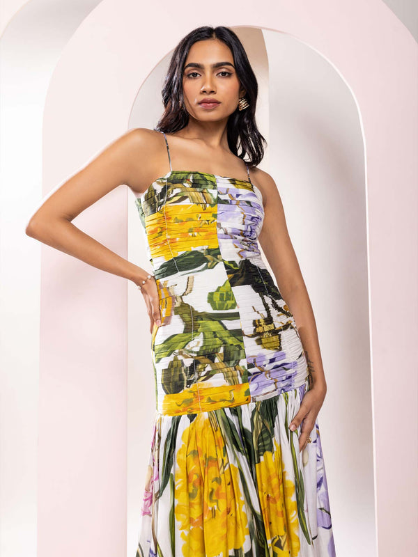 Juniper Printed Pleated Dress