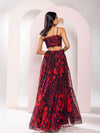 Daze Printed Strappy Maxi Dress